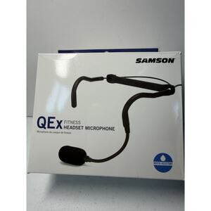 Samson QEX Fitness Headset Microphone, Black- BRAND NEW- OPEN BOX